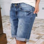jeans shorts damen