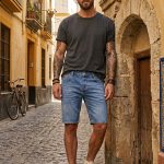 jeans shorts herren